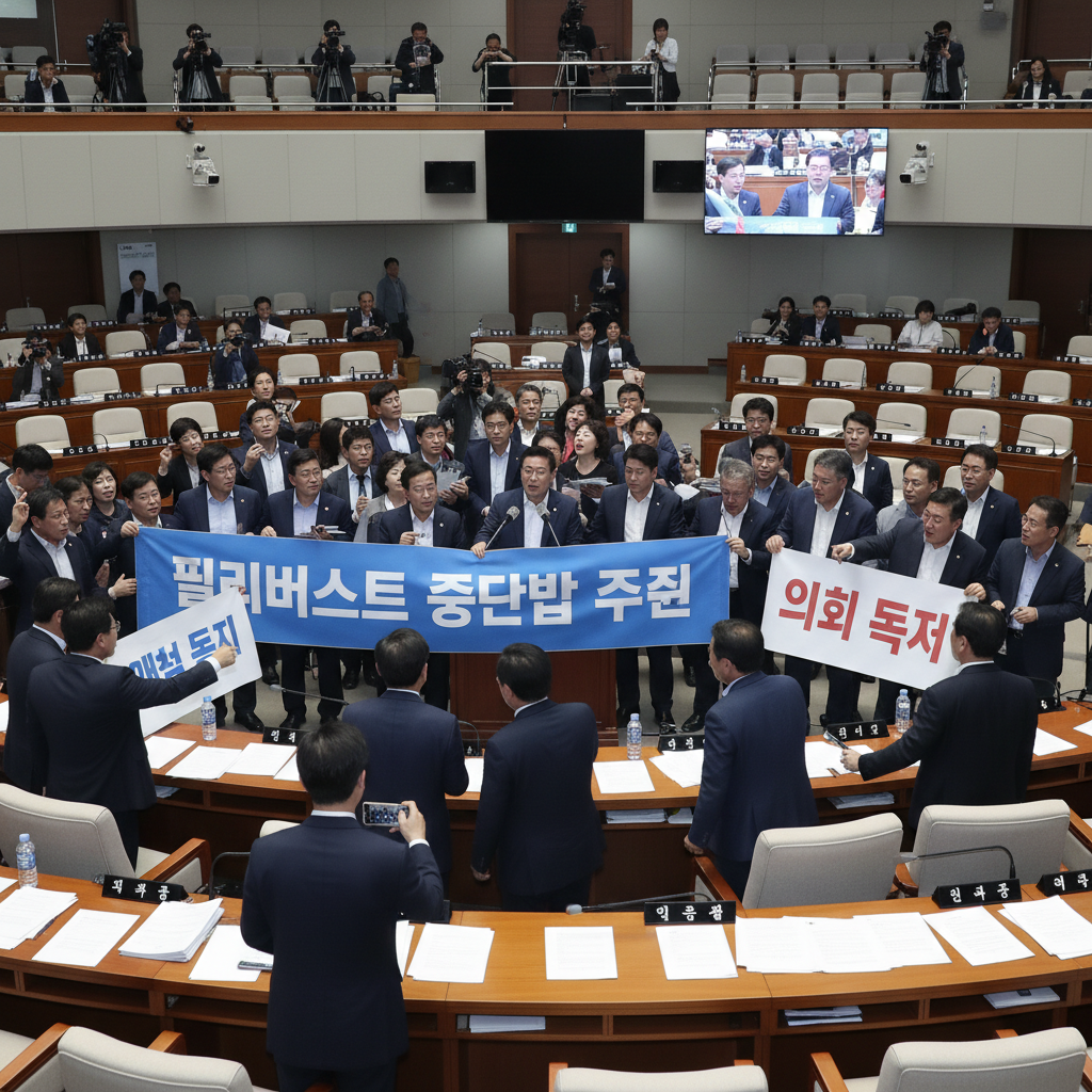 與, 필리버스터 중단법 추진…국힘 "의회 독재" 반발