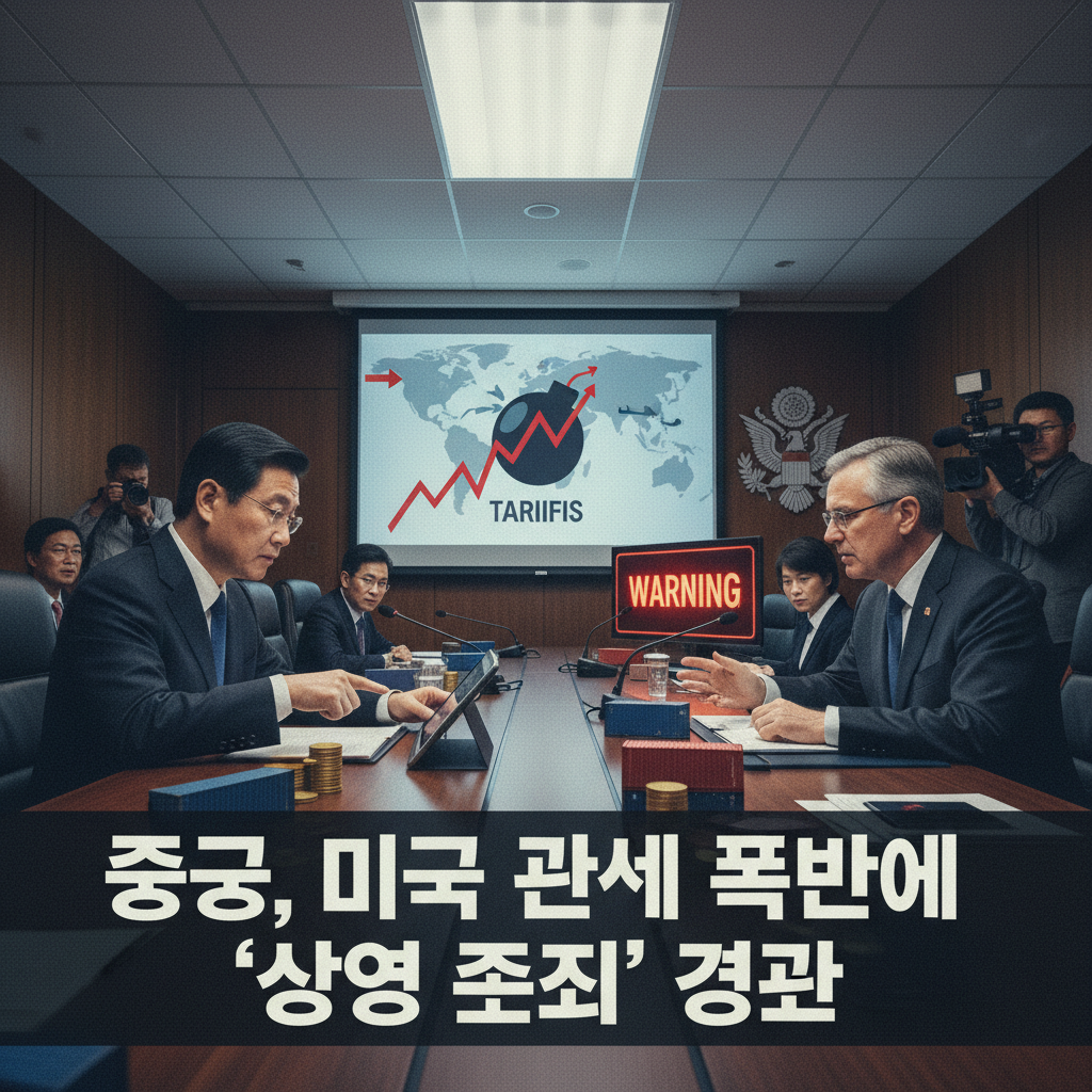 중국, 미국 관세 폭탄에 "상응 조치" 경고