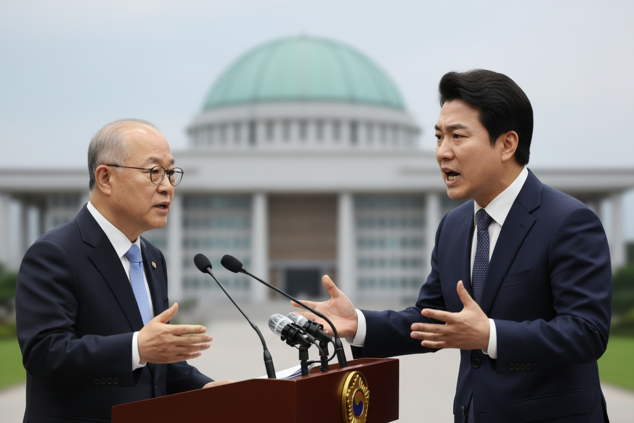 조원철 법제처장 "李대통령 무죄" 발언에 野 "범죄처장" 반발