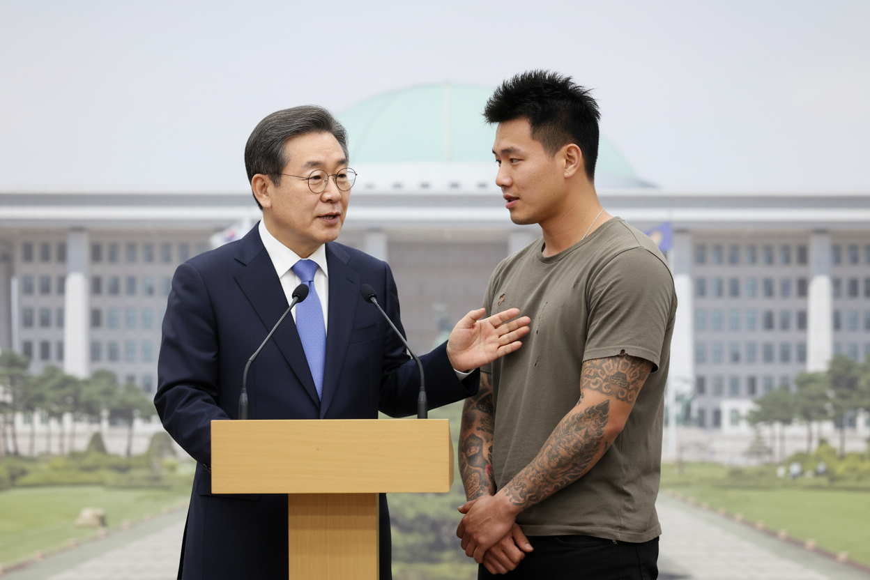 이재명 정부, '문신 초롱이' 캄보디아 구출 논란