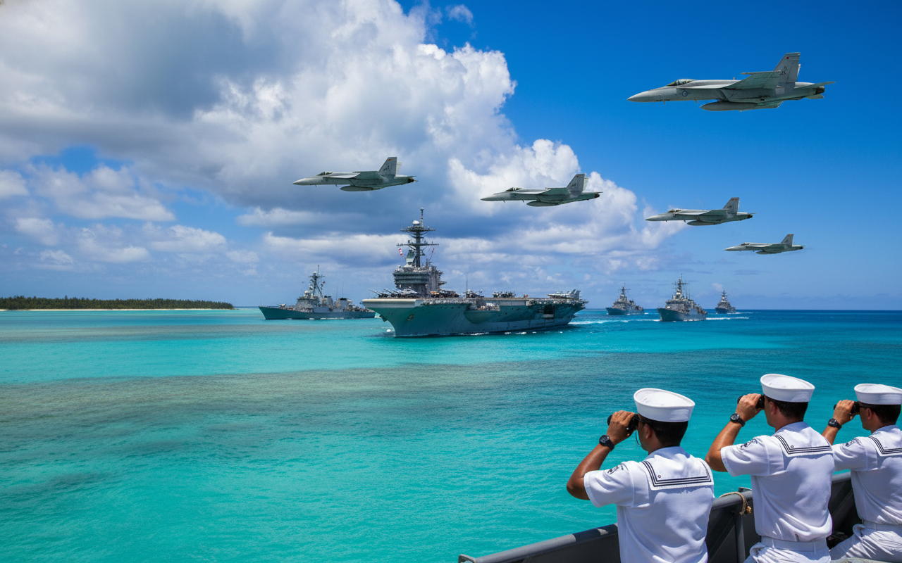 미국, 카리브해에 항모 배치… "마약 테러리즘 대응"