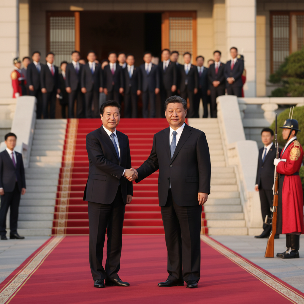 시진핑 10년 만에 방한, 李 정부 한중관계 개선될까