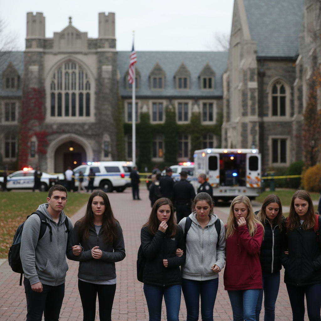 미국 대학 총격, 1명 사망 6명 부상
