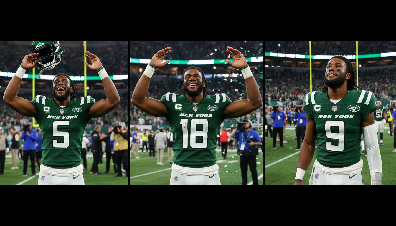 저스틴 필즈, 제츠 첫 승리 이끈 감동 순간 공개