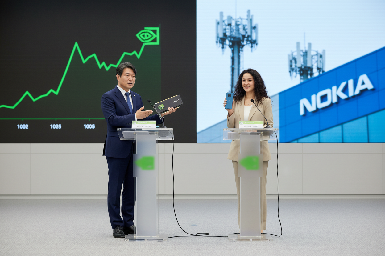 통신장비株 급등: 엔비디아, 노키아 투자 효과? 빛과전자, 에이스테크 주목