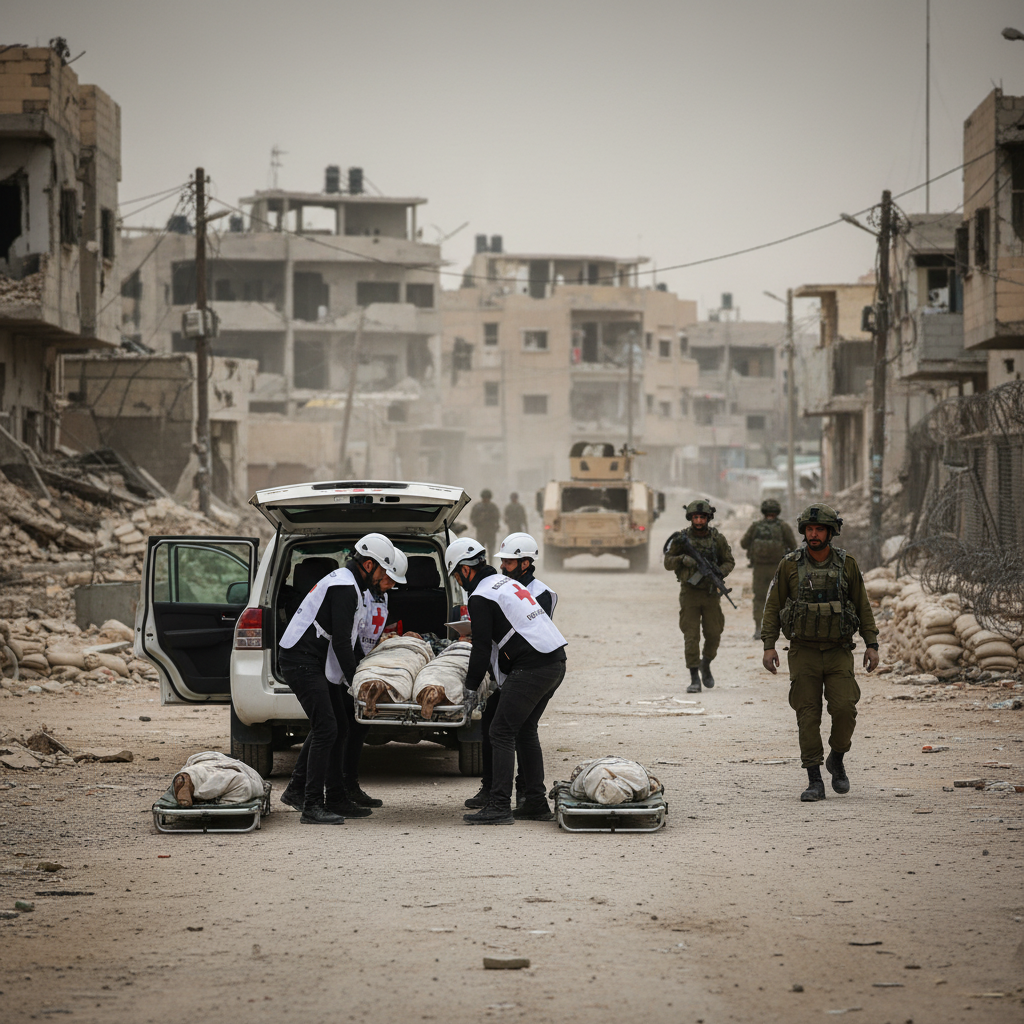 적십자, 사망 인질 2구 수습...IDF 철수 예정