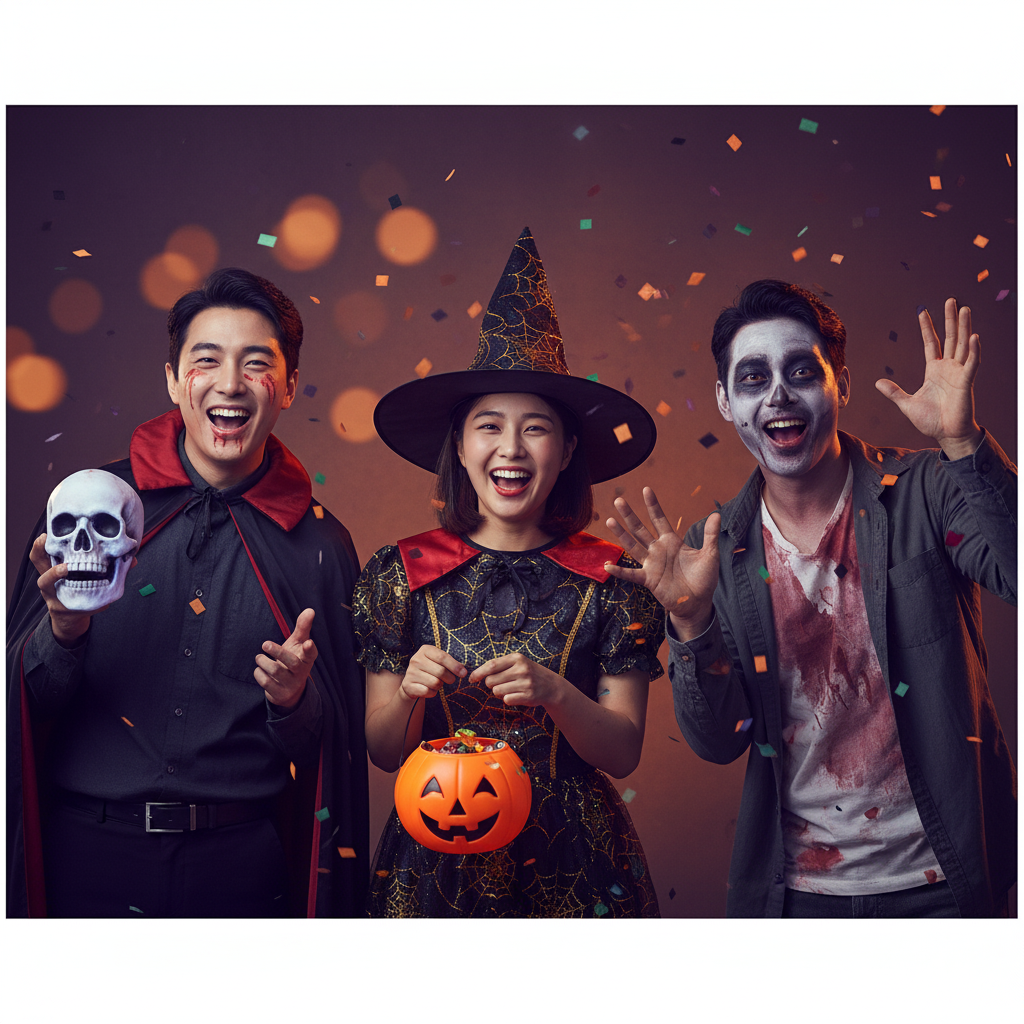 할로윈 축제 도시 곳곳 '열광' 분위기 고조