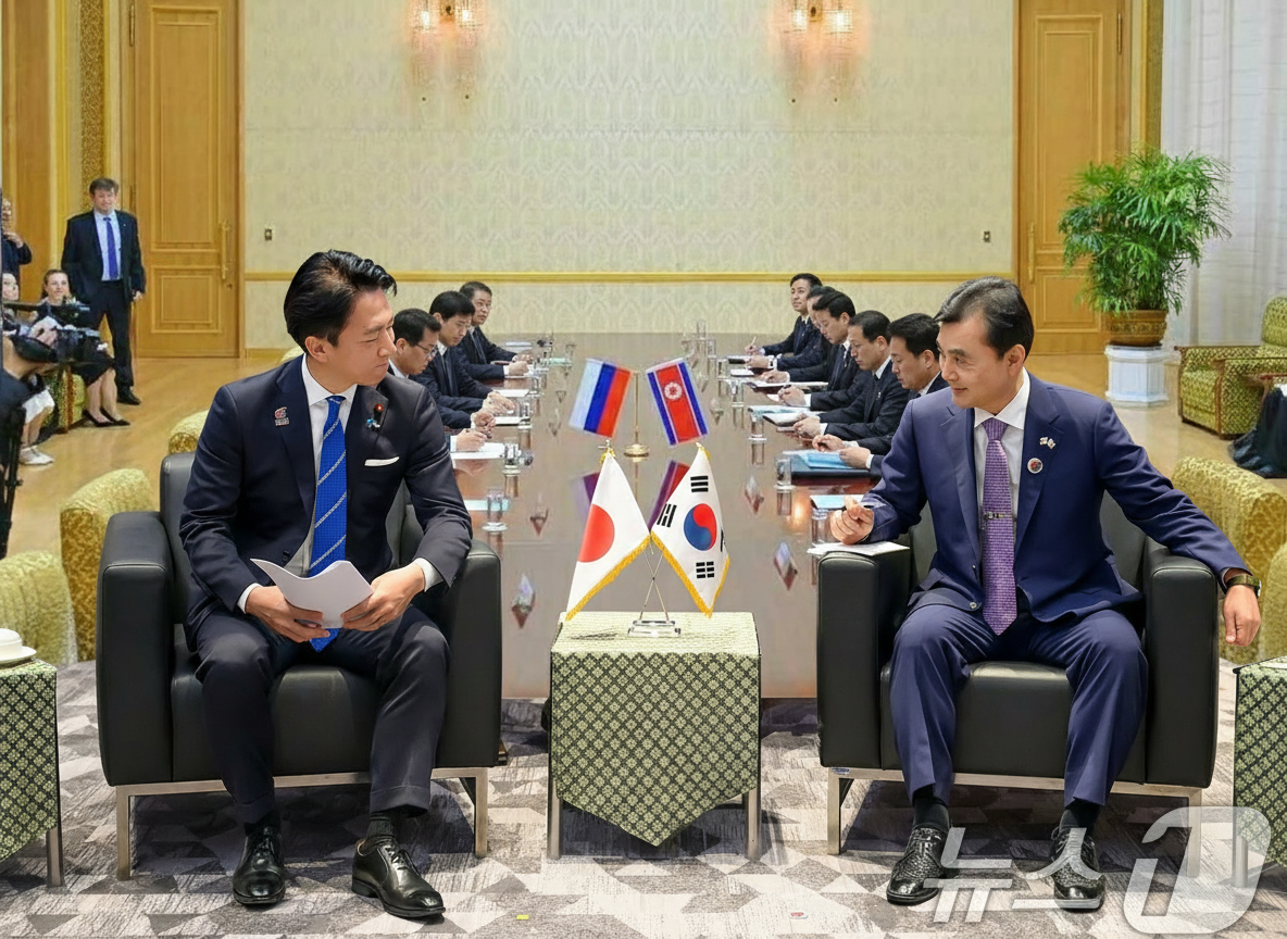 안규백 국방, 고이즈미 방위상과 아세안 회담