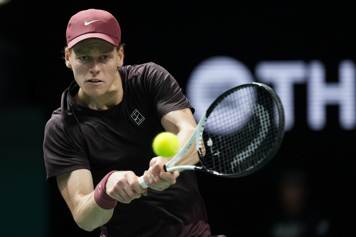 신네르, 파리 마스터스 결승 진출…세계 1위 눈앞