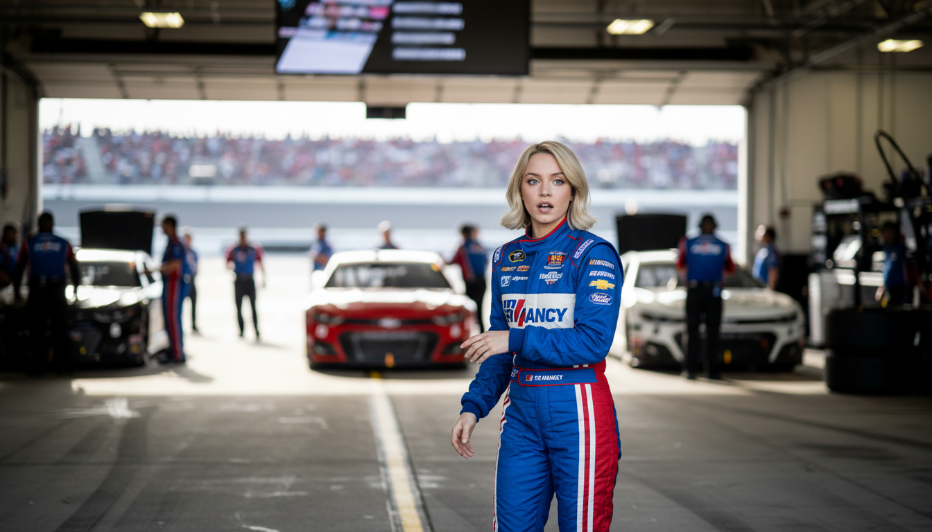 시드니 스위니, 나스카 레이스 깜짝 등장
