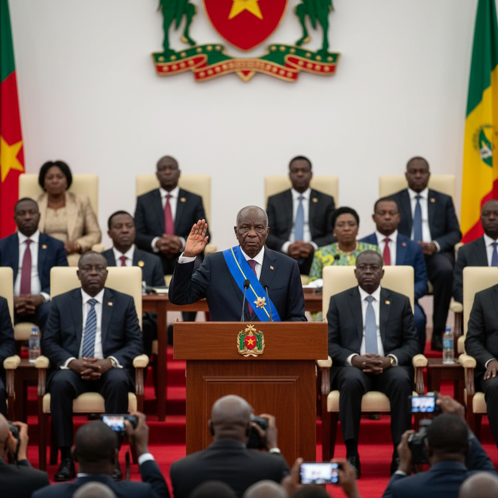 92세 카메룬 대통령, 세계 최고령으로 7년 임기 시작