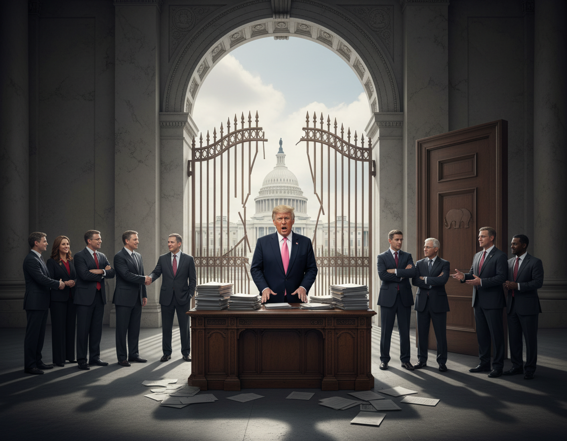 미국 정부 셧다운 종료 합의, 공화당 내 이견으로 난항