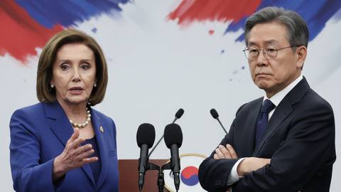 펠로시, ICE 요원 체포 촉구…이재명 정부 반발