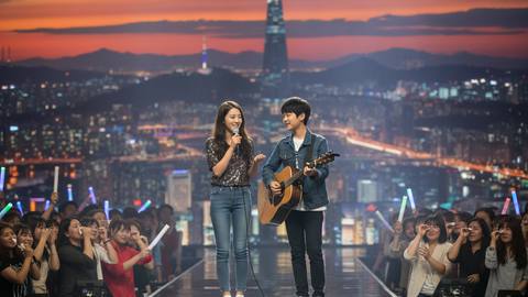 신해철 딸·아들 무대 등장 "슬픈 표정 말아요" 팬 울컥