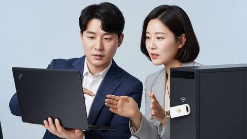 PC 카메라/지문인식 없이 Passkey 쓰는 법