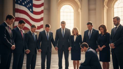 미국 Freedom Caucus, 정치폭력 종식 기도