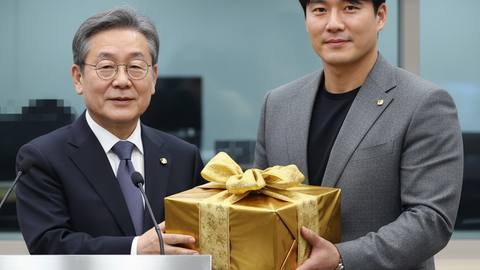 황금빛 선물, 이재명 취향 저격에 외신도 주목