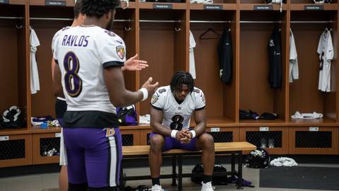 NFL 레이븐스 라마 잭슨, 라커룸 경기 삭제 논의