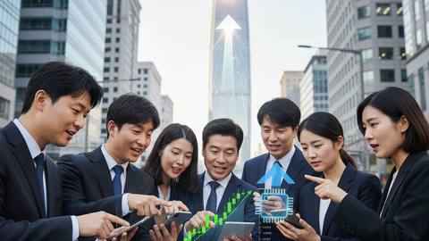 코스피 상승, 개인 매수에 삼성전자 '쑥'