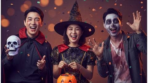 할로윈 축제 도시 곳곳 '열광' 분위기 고조