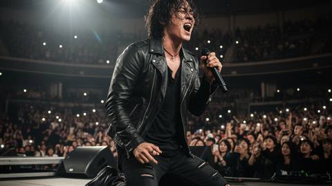 가수 Adcock, 무대 추락에도 열창 영상 화제