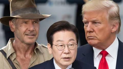 FOX, 해리슨 포드 이재명 대통령 비난 보도 파장