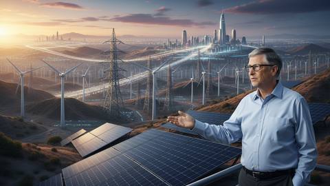 빌 게이츠 "기후 기술, 단기 목표보다 미래 전력망"