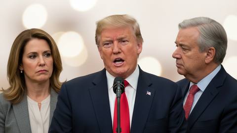 트럼프, '가자지구 청소' 발언…국제사회 비판